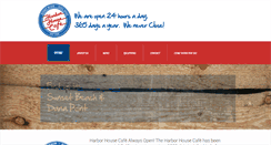 Desktop Screenshot of harborhousecafe.com