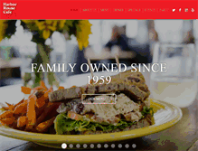 Tablet Screenshot of harborhousecafe.net